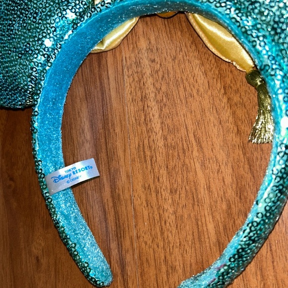 NWOT Tokyo Disney “Jasmine” Sequin Mickey Minnie Mouse Ears Headband - Picture 10 of 13